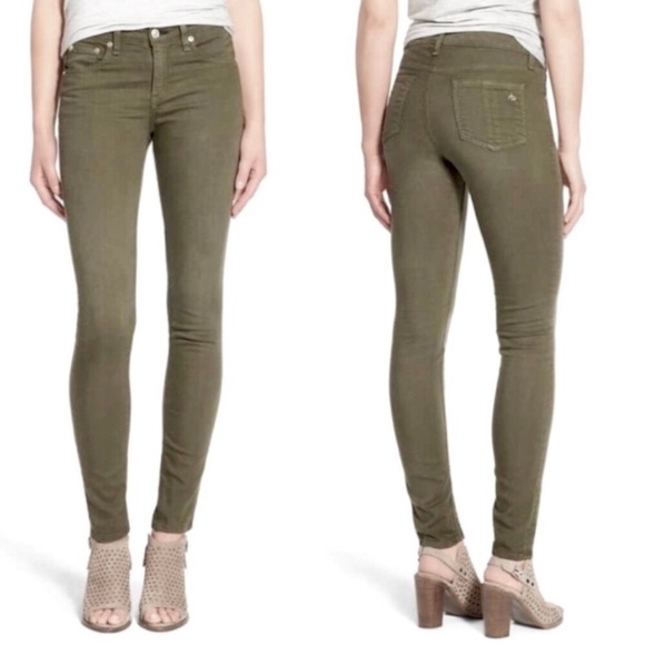 rag & bone Denim - Rag & Bone | Army Green Skinny Jeans Size 24
